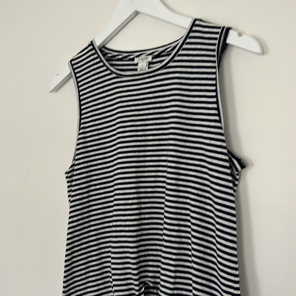 J. Crew Factory Striped Tie-Front Tank Top, Small - Picture 4 of 8
